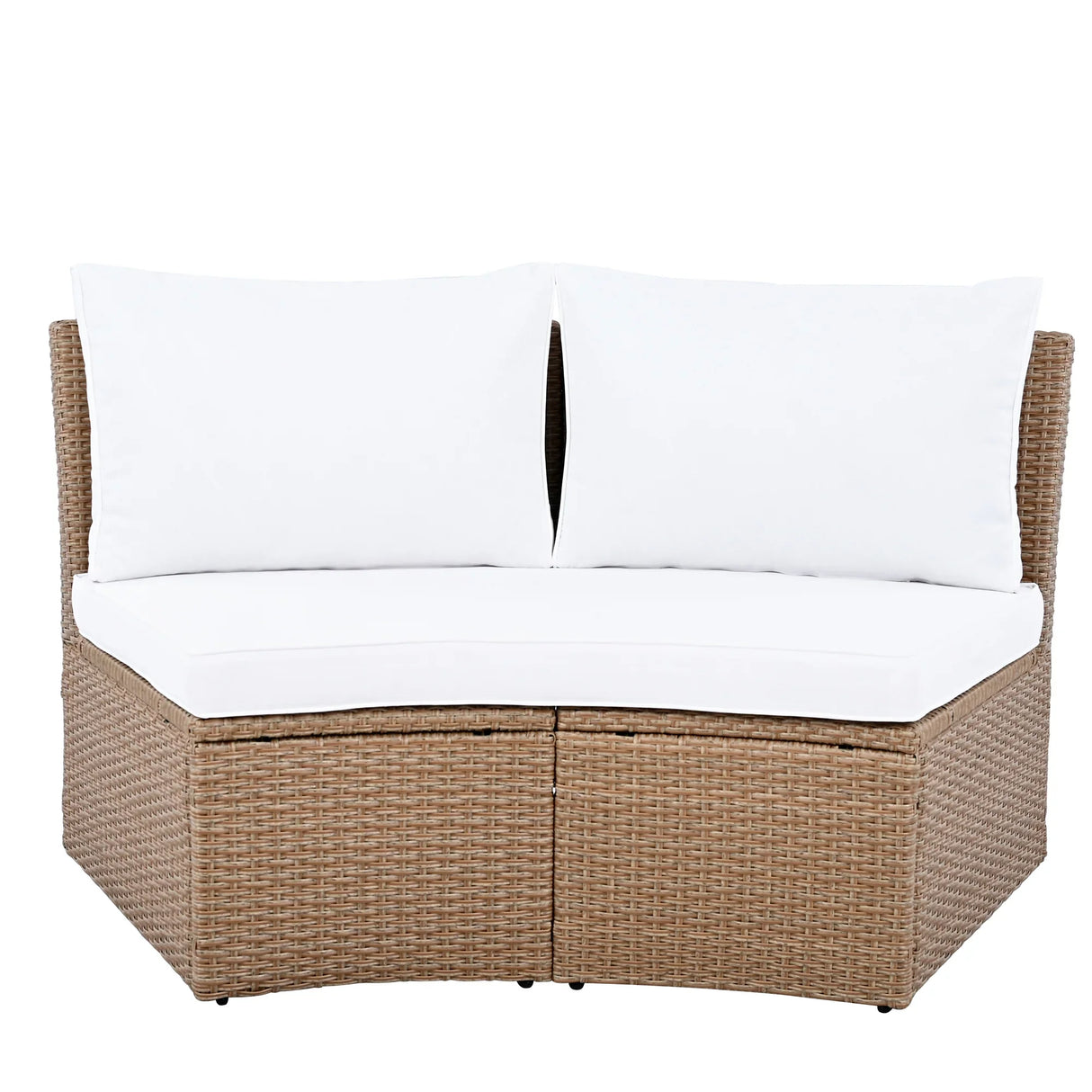 Semi-Circle Outdoor Sectional Set - Furniture Home Direct