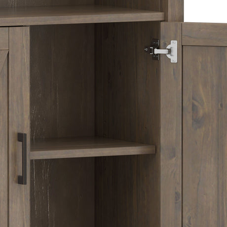 Ela - Bookcase - Smoky Brown - Furniture Home Direct
