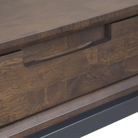 Banting - Mid Century Wide Console Table - Walnut Brown - Furniture Home Direct