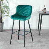 Ergonomic Counter Height Bar Stool (Set of 2) - Furniture Home Direct