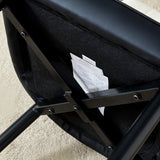 Dining Chairs Modern Two Tone Set of 4 White and Black - Furniture Home Direct
