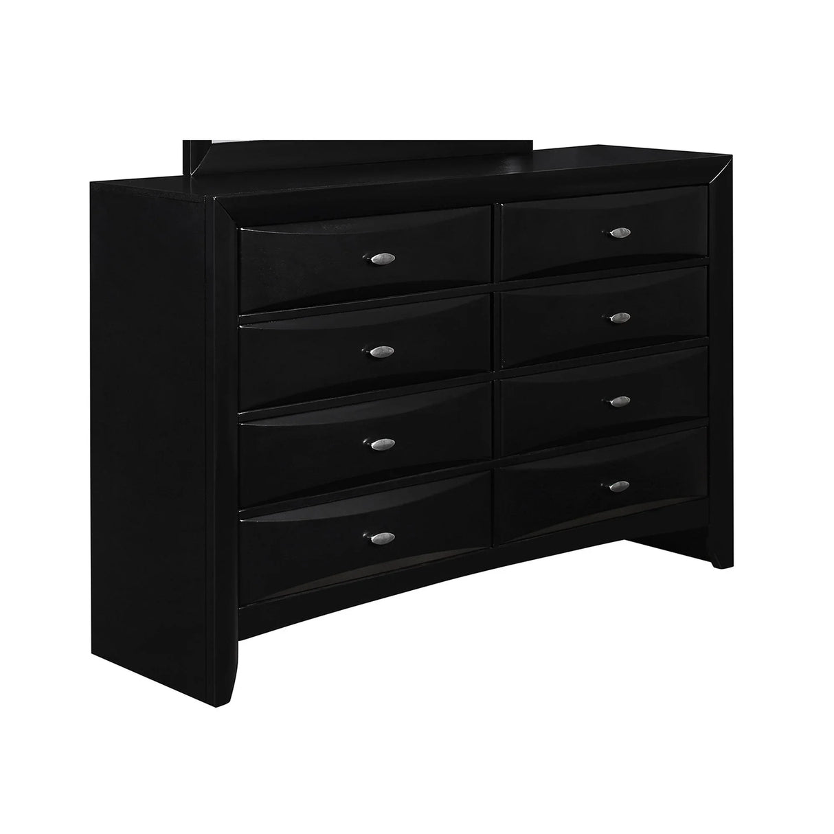 Lucille - 5 Piece Bedroom Set With Storage Drawers And Bookcase Headboard - Furniture Home Direct
