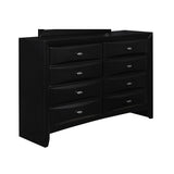 Lucille - 5 Piece Bedroom Set With Storage Drawers And Bookcase Headboard - Furniture Home Direct