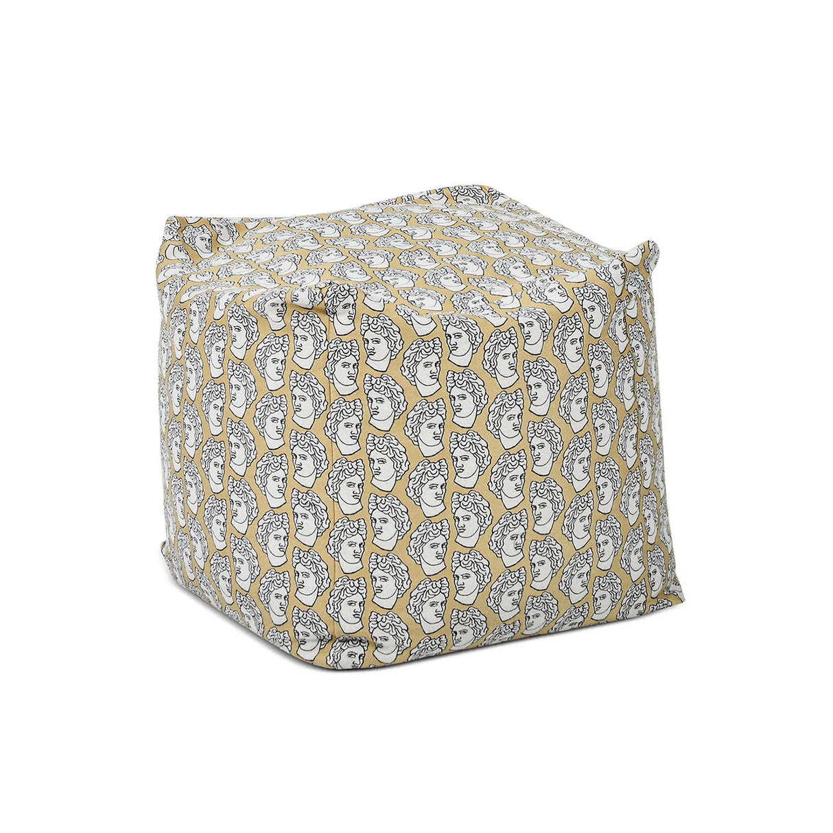 Pouf Luxury Oversized Bean Bag Cube Ottoman - Furniture Home Direct