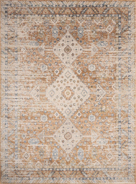 Noble - 5'3" X 7'3" Area Rug - Rust - Furniture Home Direct