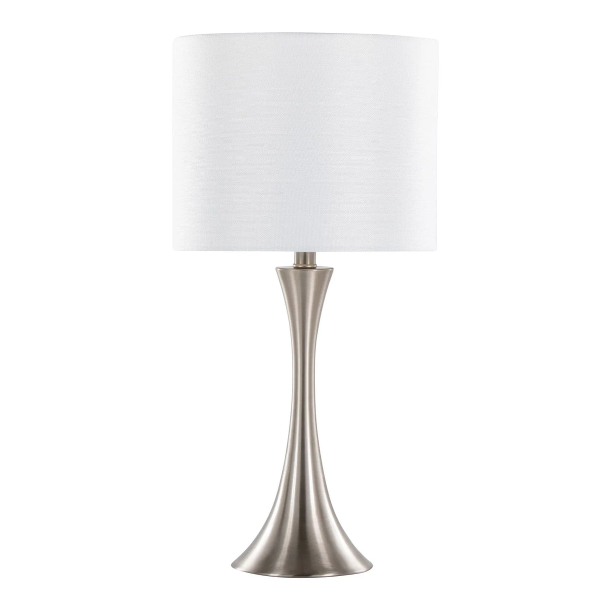 Lenuxe - Contemporary Semi Gloss Table Lamp (Set of 2) - Furniture Home Direct