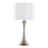 Lenuxe - Contemporary Semi Gloss Table Lamp (Set of 2) - Furniture Home Direct
