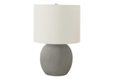 Lighting, Table Lamp, Concrete, Contemporary - Gray / Cream - Furniture Home Direct