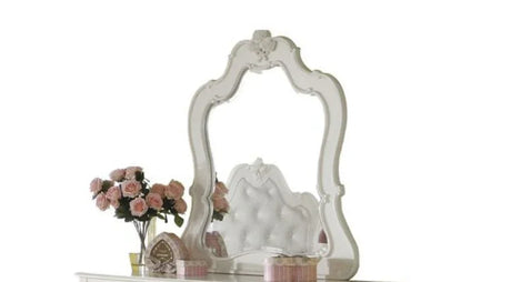 Edalene - Mirror - Pearl White - Furniture Home Direct