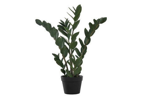 29" Tall, Artificial Plant, Zz Tree, Indoor, Faux, Fake, Floor, Greenery, Potted, Real Touch, Decorative - Green / Black - Furniture Home Direct