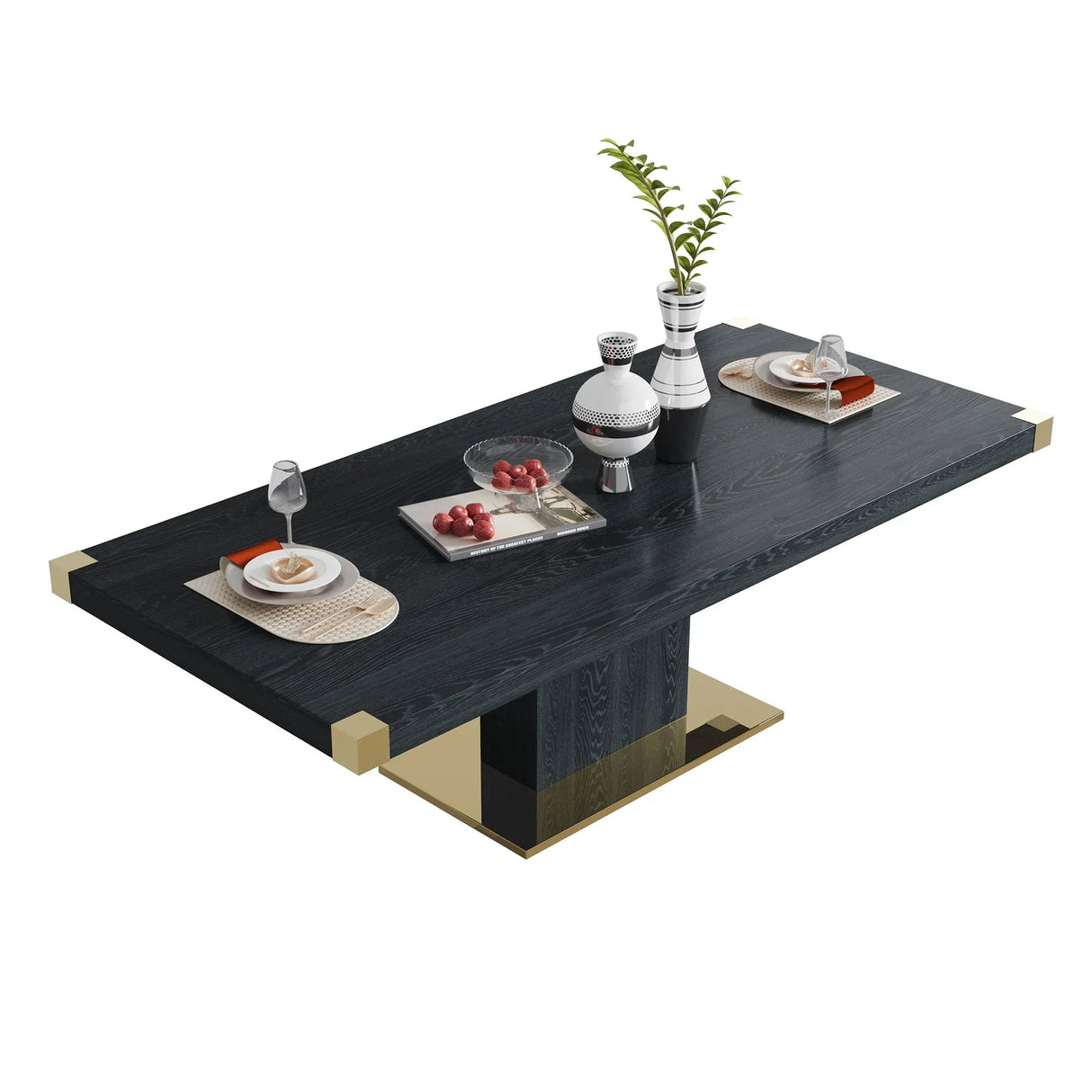 Top Dining Table With Finish Corner - Furniture Home Direct