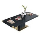Top Dining Table With Finish Corner - Furniture Home Direct