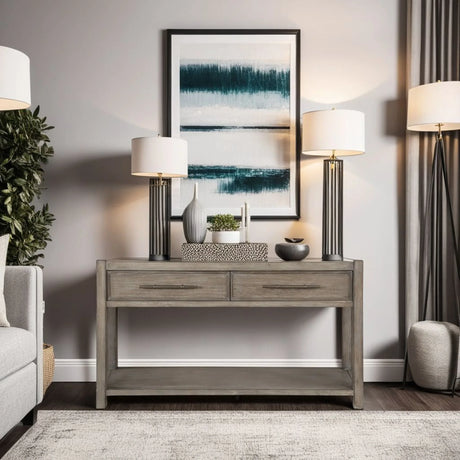 Cypress Lane - Console Table - White Oak - Furniture Home Direct