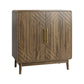 Sideboard Buffet Cabinet With Carved Doors And Adjustable Layer Board - Furniture Home Direct