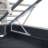 Platform Bed With Storage Drawers And USB Ports Beige - Furniture Home Direct
