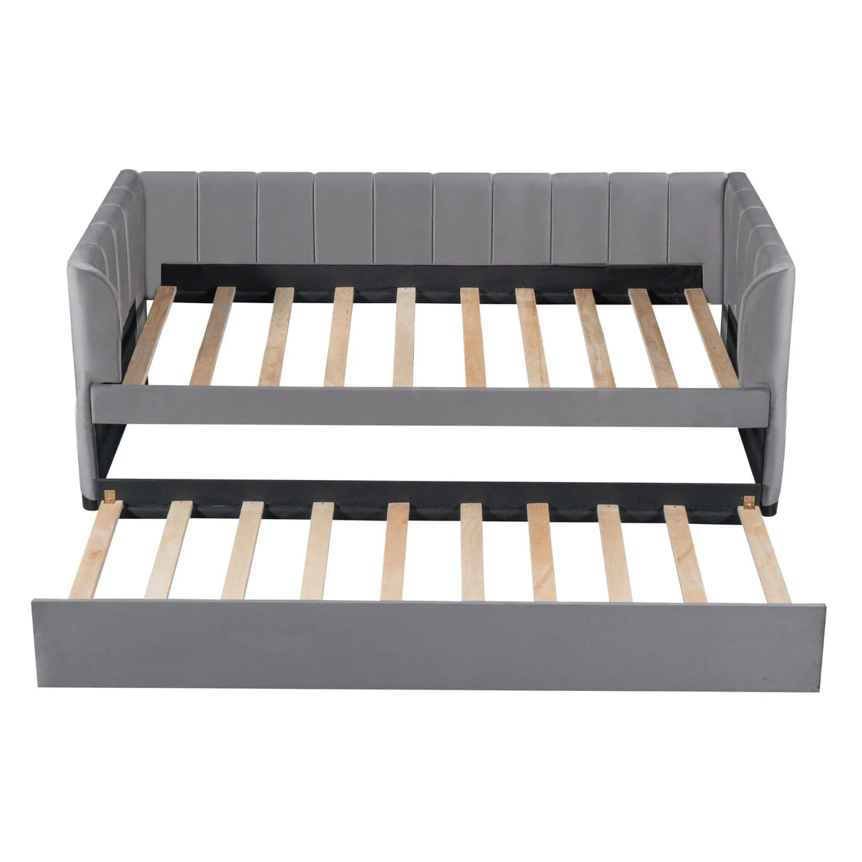 Upholstered Daybed With Ergonomic Design Backrest - Furniture Home Direct