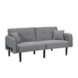 Modern Folding Ottoman Sofa Bed With Stereo System - Gray - Furniture Home Direct
