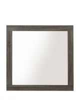 Avantika - Rustic Mirror - Gray / Oak - Furniture Home Direct
