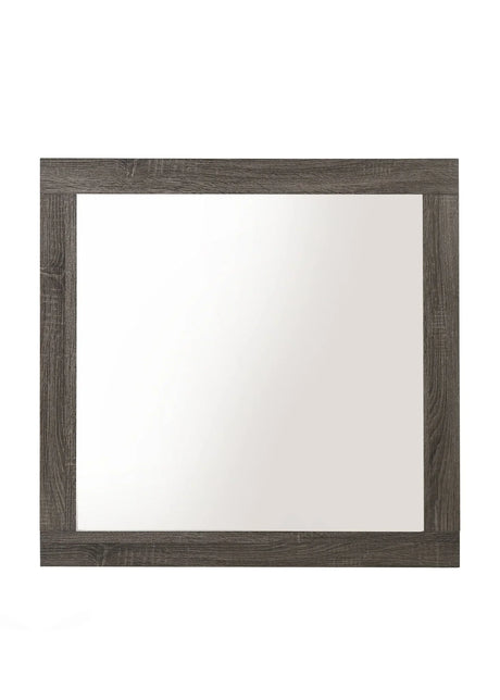 Avantika - Rustic Mirror - Gray / Oak - Furniture Home Direct