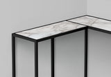 Corner Accent Console Table For Entryway, Unique L-Shaped Design - Furniture Home Direct