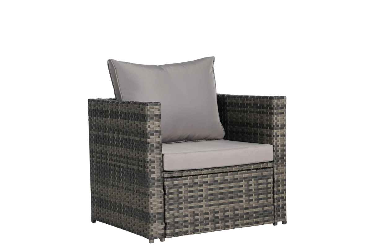 4 Piece Outdoor Sectional Set with Coffee Table - Furniture Home Direct