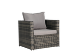 4 Piece Outdoor Sectional Set with Coffee Table - Furniture Home Direct