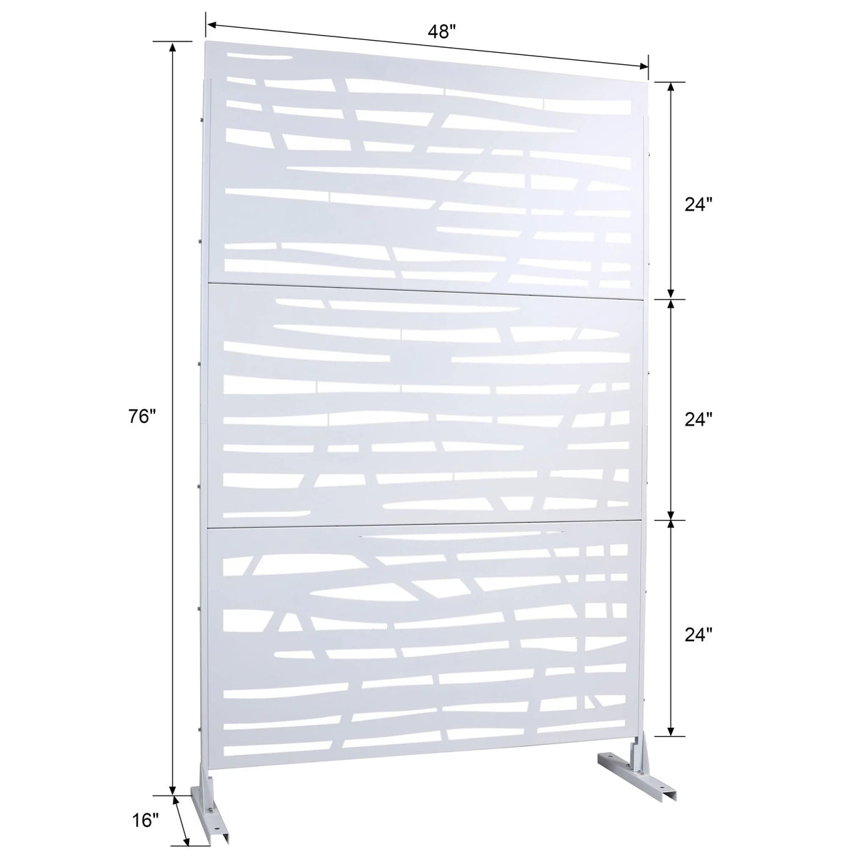 Outdoor & Indoor Privacy Screen Metal Privacy Screen - Furniture Home Direct