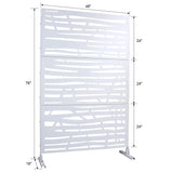 Outdoor & Indoor Privacy Screen Metal Privacy Screen - Furniture Home Direct