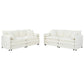 Modern Chenille Oversized Deep Seat Luxury 2 Piece Sofa Set With 4 Pillows - Furniture Home Direct