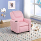 Marisa - PU Leather Kids Recliner Chair With Cupholder - Furniture Home Direct