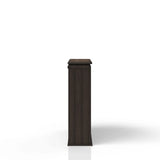 Two Shelf Bookcase Hutch - Chocolate - Furniture Home Direct