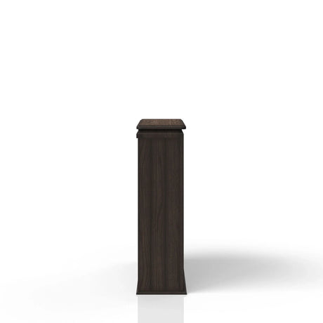 Two Shelf Bookcase Hutch - Chocolate - Furniture Home Direct