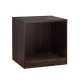 Modern Pet End Table With Removable Mat - Dark Walnut - Furniture Home Direct