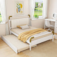Storage Platform Bed, With 2 Big Drawers, Trundle - Furniture Home Direct
