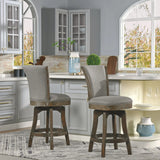 Henry - Armless Swivel Counter Height Bar Stool - Furniture Home Direct