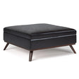 Owen - Multifunctional Square Coffee Table Storage Ottoman - Furniture Home Direct
