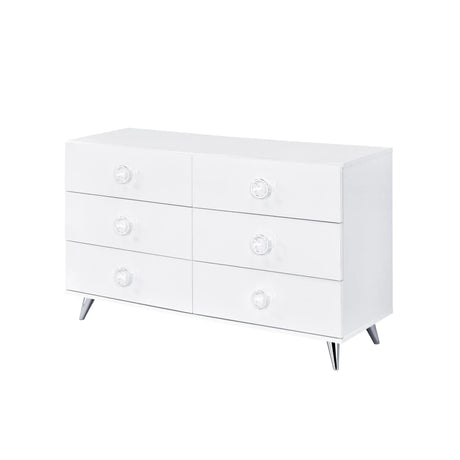 Perse - Dresser - White - Furniture Home Direct