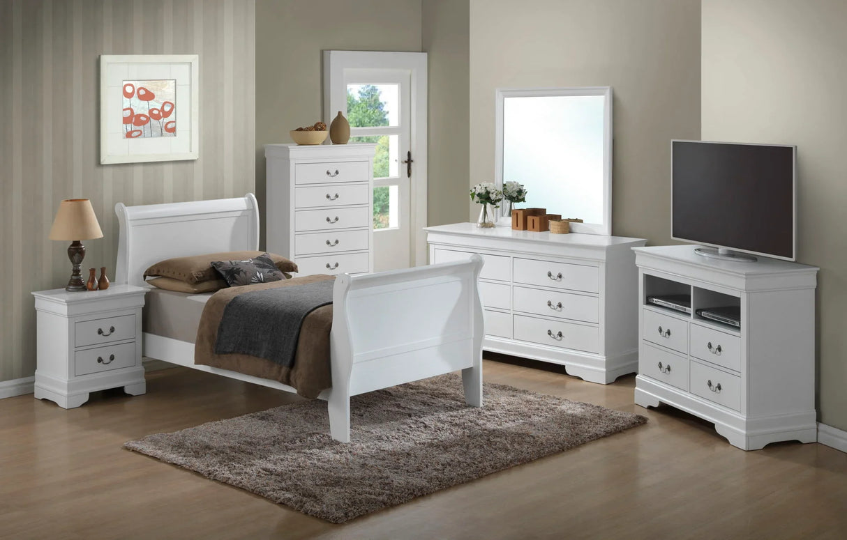 Panel Sleigh Bed - Furniture Home Direct