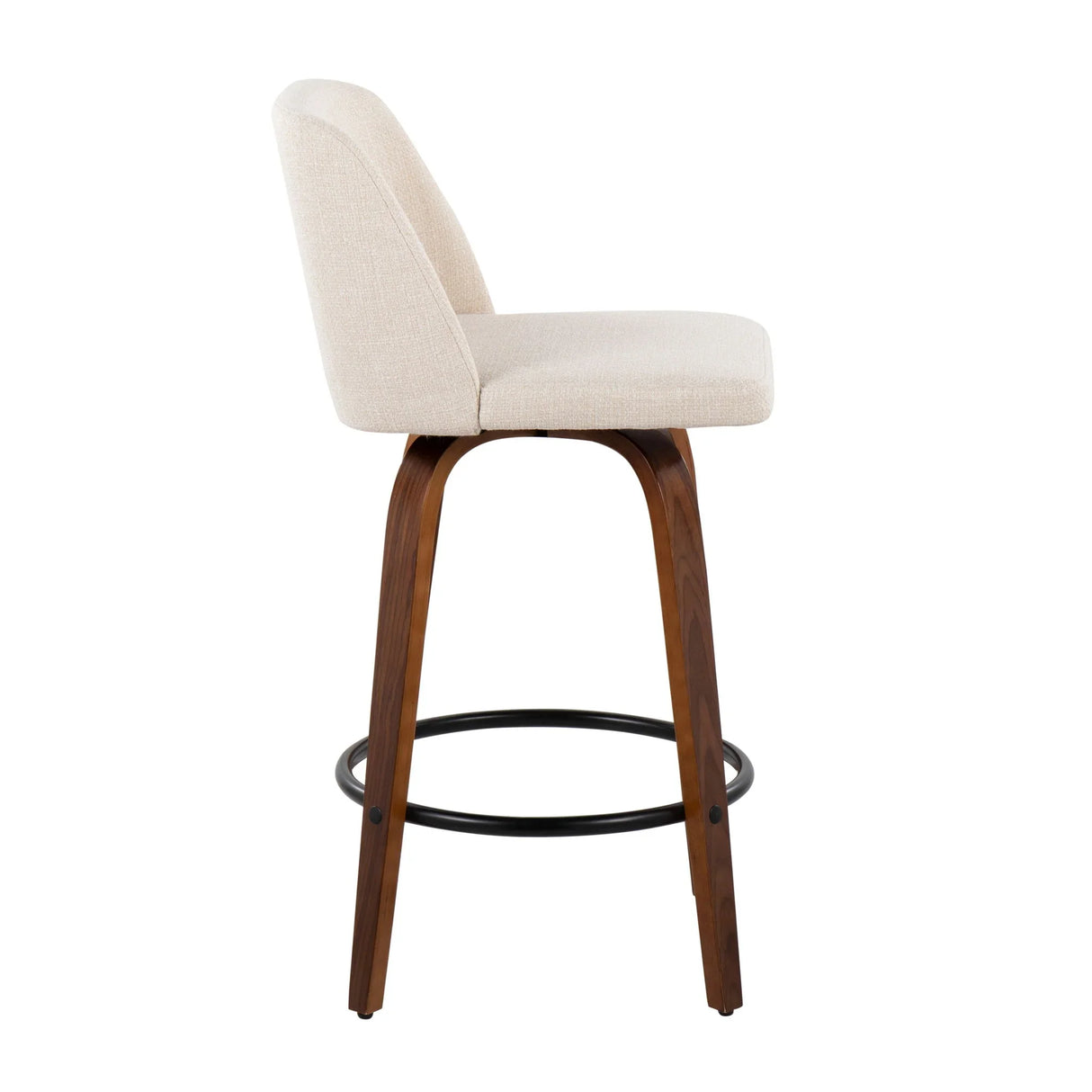 Toriano - Mid Century Modern, Counter Stool (Set of 2) - Furniture Home Direct