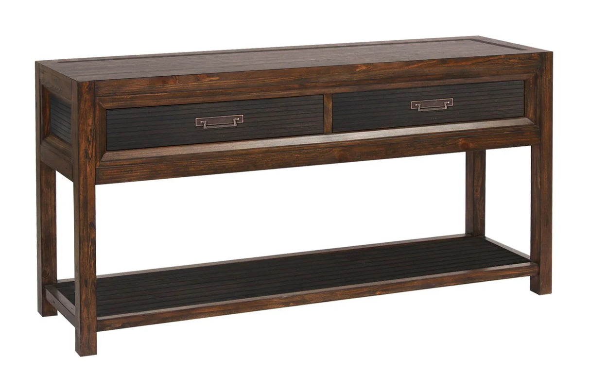 Branson - 2 Drawer Console Table - Brown - Furniture Home Direct