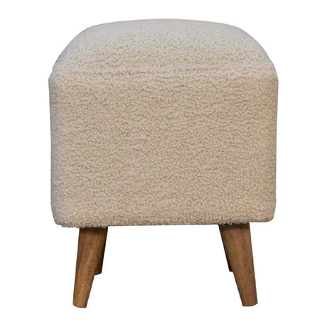 Squoval - Bench - Cream / Brown - Furniture Home Direct