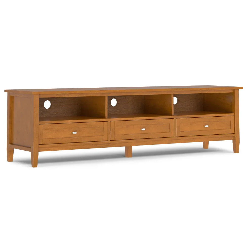 Warm Shaker - Handcrafted Low TV Media Stand - Furniture Home Direct