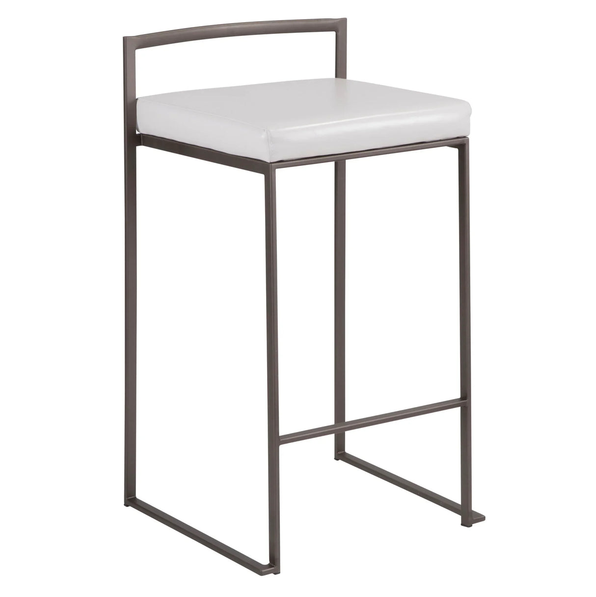 Fuji - Industrial Stackable Counter Stool Elegant Design - Furniture Home Direct