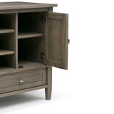 Warm Shaker - TV Media Stand Handcrafted - Furniture Home Direct
