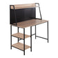 Geo - Shelf Contemporary Desk - Furniture Home Direct