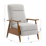 Vaughn - Push Back Recliner With Solid Hardwood Legs - Furniture Home Direct