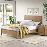 Albany - Bed Frame With Headboard, Heavy Duty Modern Rustic Design - Furniture Home Direct