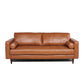 Mid-Century Tufted, Leather Sofa - Furniture Home Direct