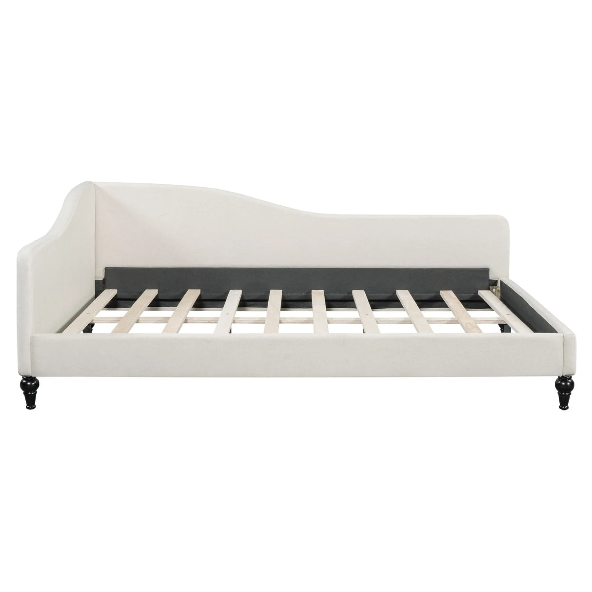 Modern L Shaped Linen Daybed With Legs - Furniture Home Direct