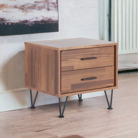 Deoss - Accent Table - Walnut - Furniture Home Direct